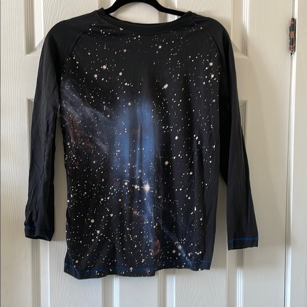 Burnside boys galaxy tee long sleeve outer space stars